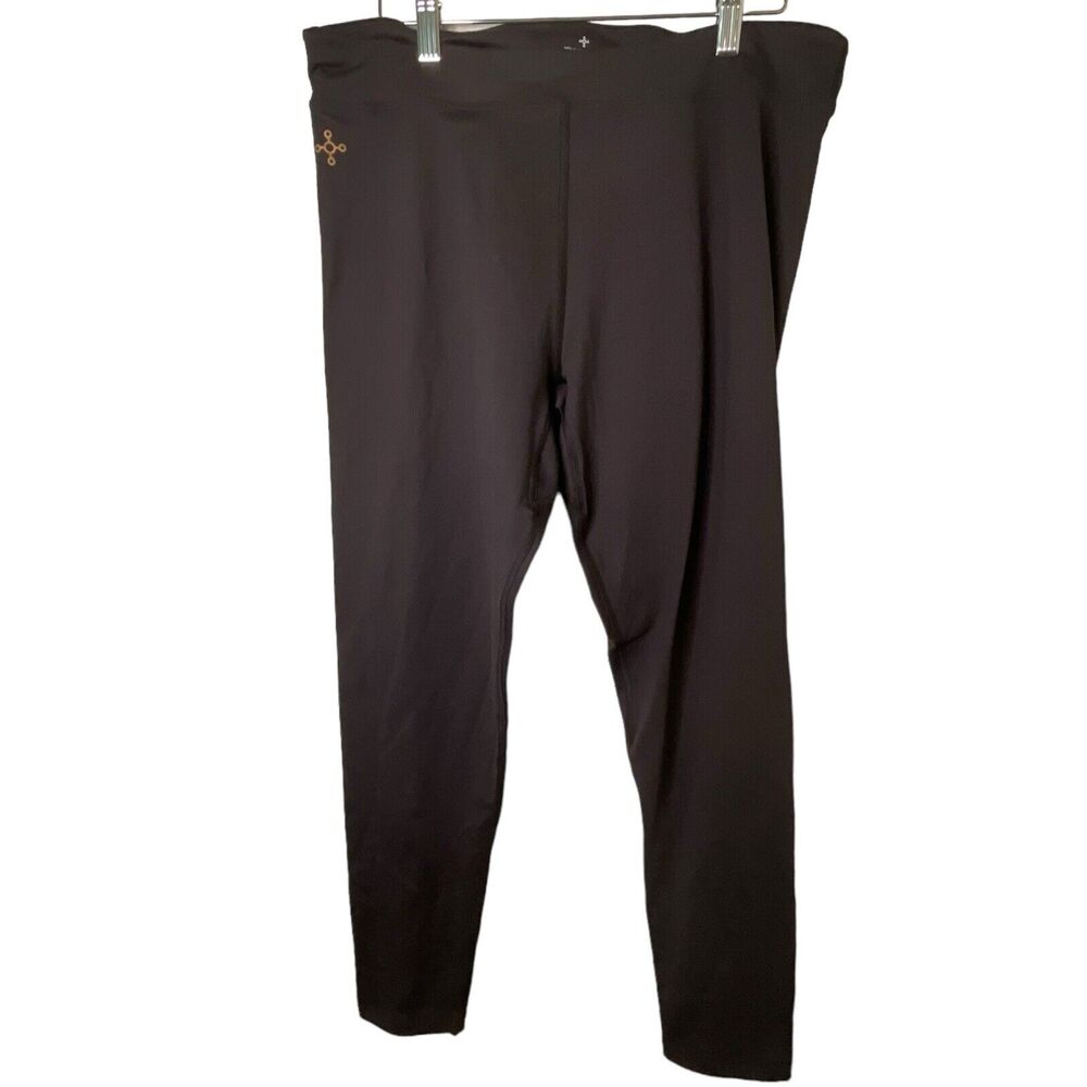 Tommie Copper Women's Black Copper Znergy Leggings Activewear‎ Pants Size XL
